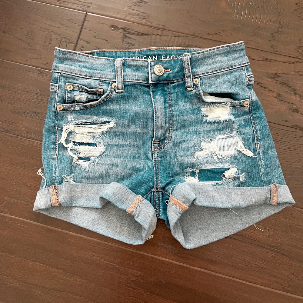 American eagle jean shorts